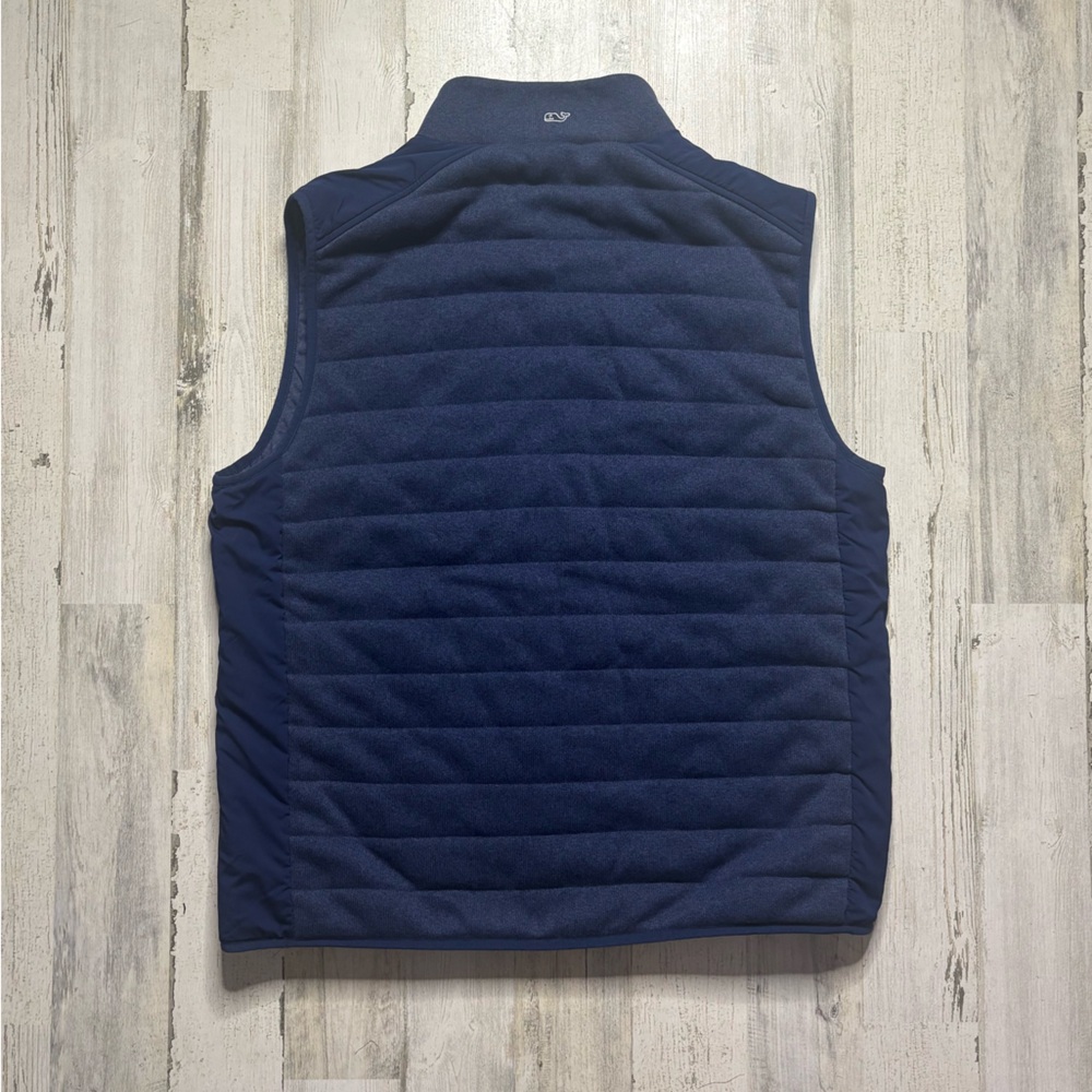 Vineyard Vines Men's Dark Blue Quilted Vest Size XL - Picture 4 of 5